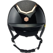 Charles Owen Cap Kylo Sparkly MIPS Black Gloss/Rose Gold