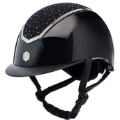 Charles Owen Cap Kylo Crystal Black Gloss/Chrome
