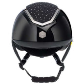 Charles Owen Cap Kylo Crystal Black Gloss/Chrome