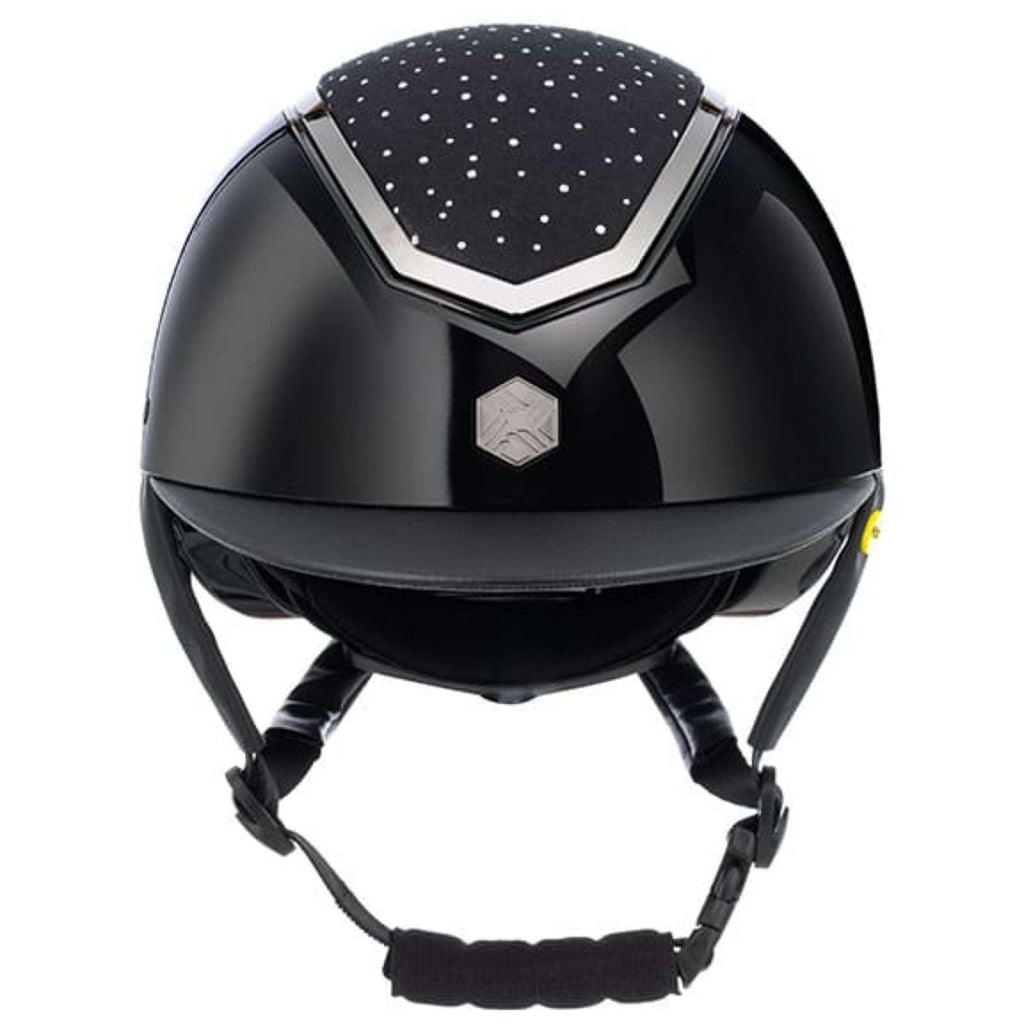 Charles Owen Cap Kylo Crystal MIPS Black Gloss/Chrome