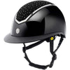 Charles Owen Cap Kylo Crystal Wide Peak MIPS Black Gloss/Chrome