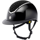 Charles Owen Cap Kylo Crystal Wide Peak MIPS Black Gloss/Chrome