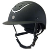 Charles Owen Cap Kylo Wide Peak Black Matte/Silver