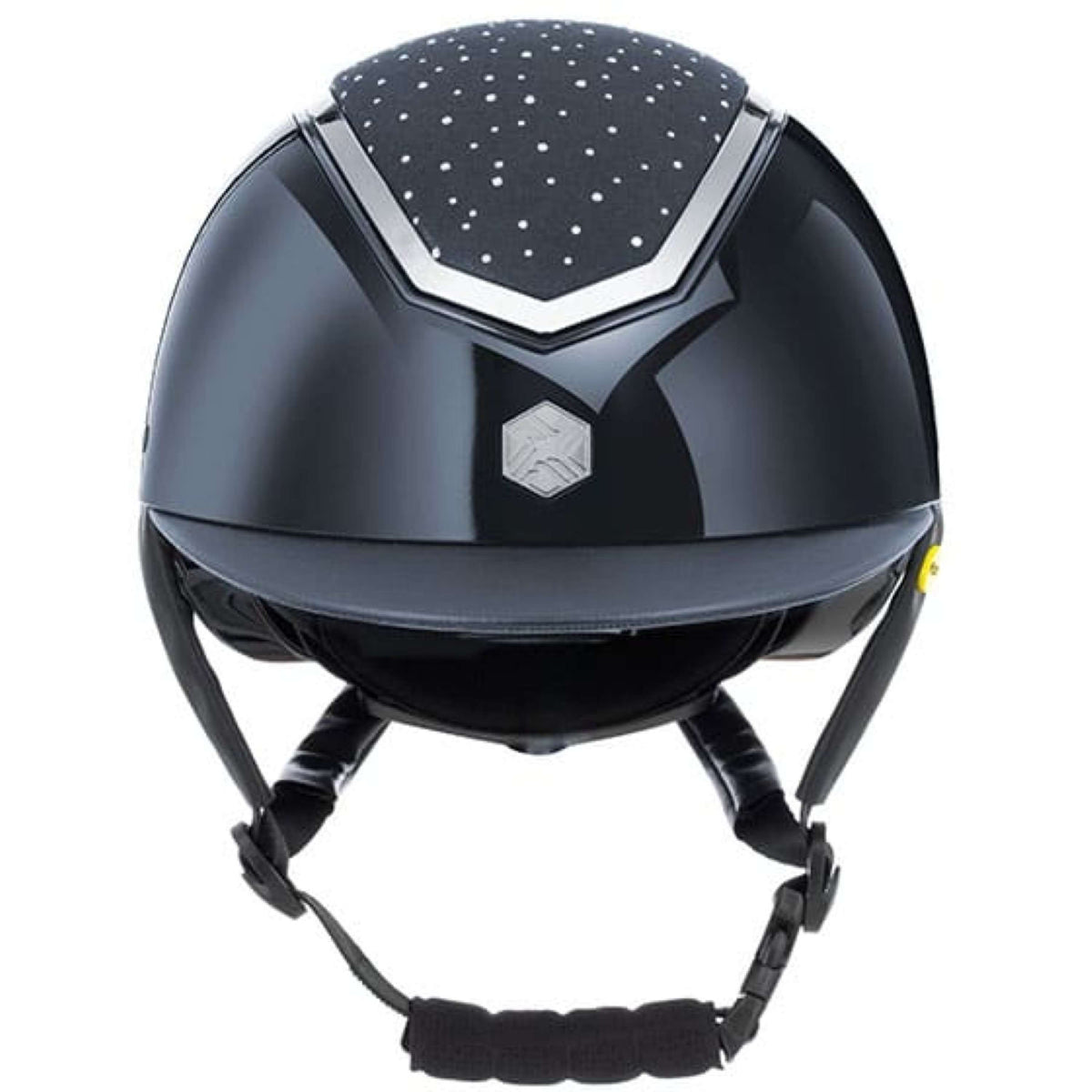 Charles Owen Cap Kylo Crystal Navy Gloss/Silver