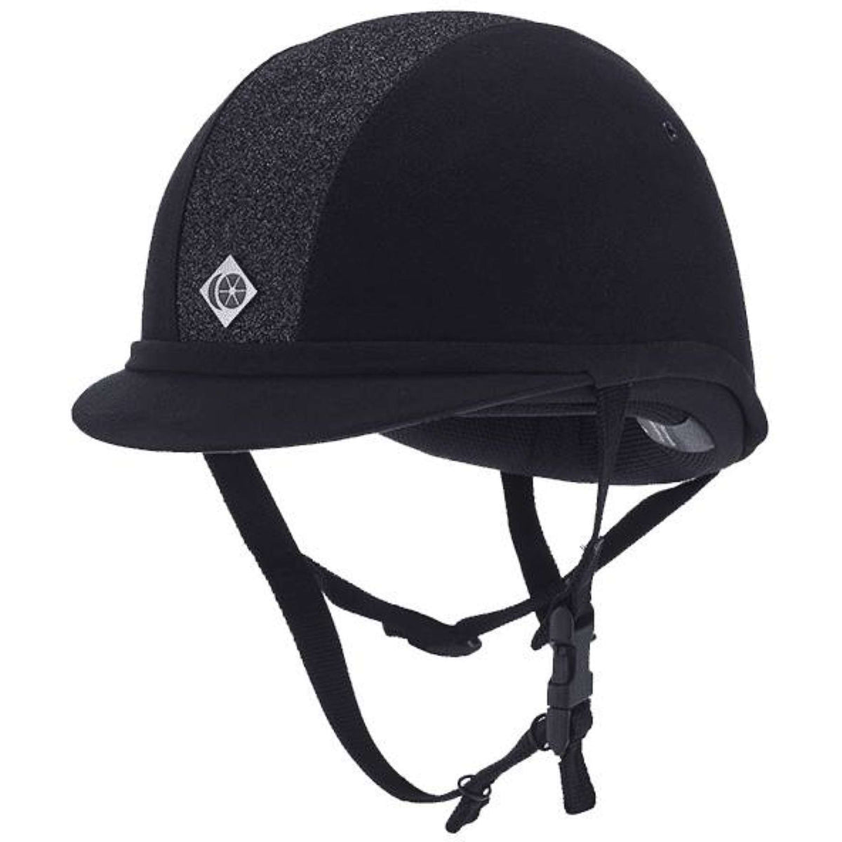 Charles Owen Cap YR8 Sparkly Centre Navy