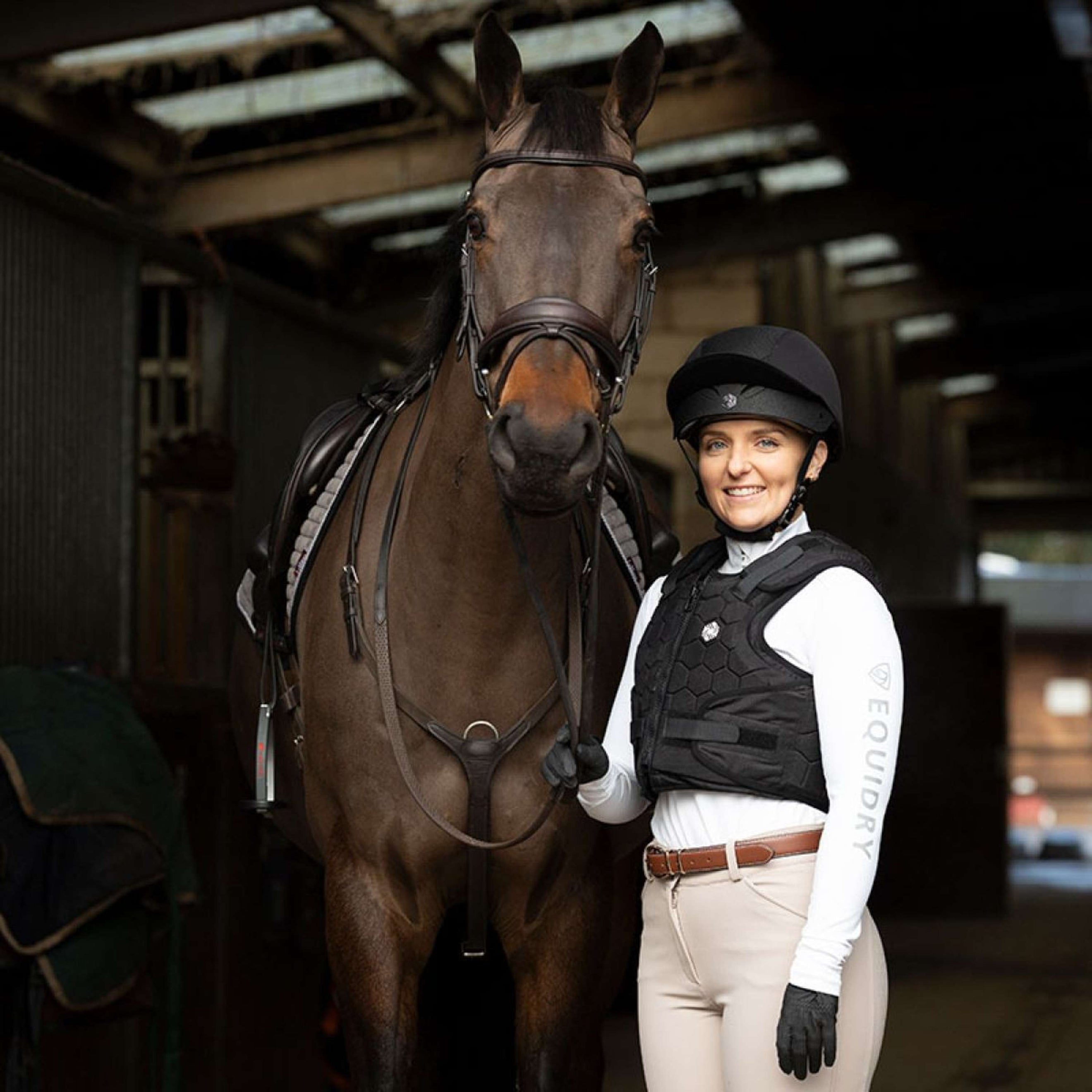 Charles Owen Bodyprotector HEXA Kinderen Zwart