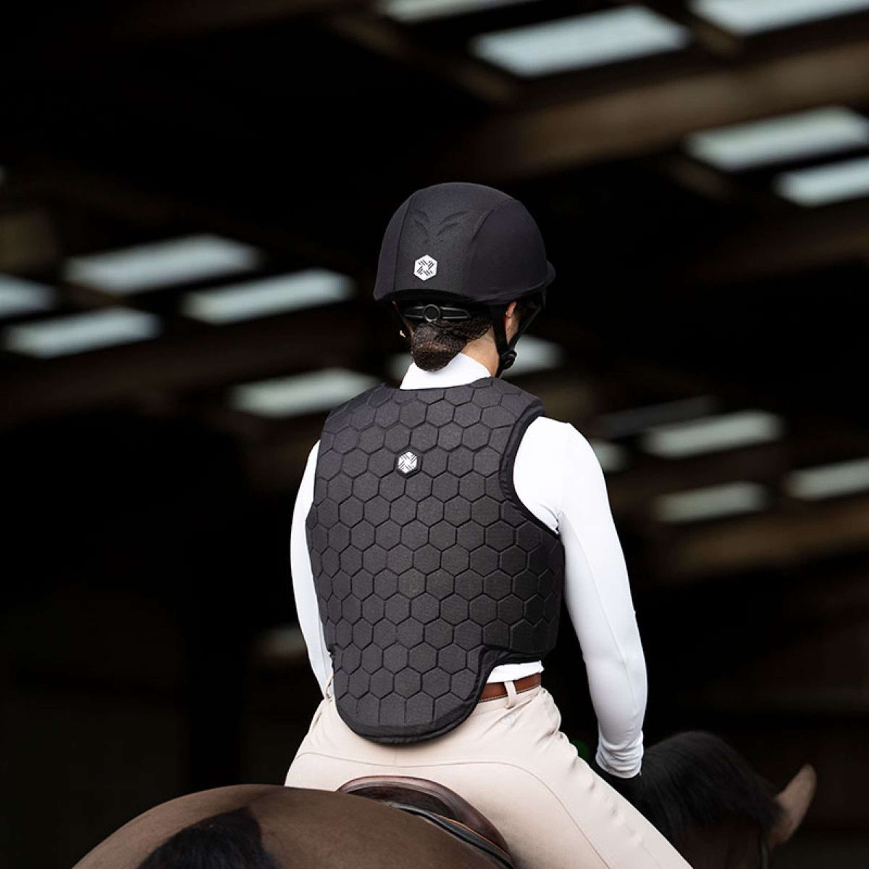 Charles Owen Bodyprotector HEXA Kinderen Zwart