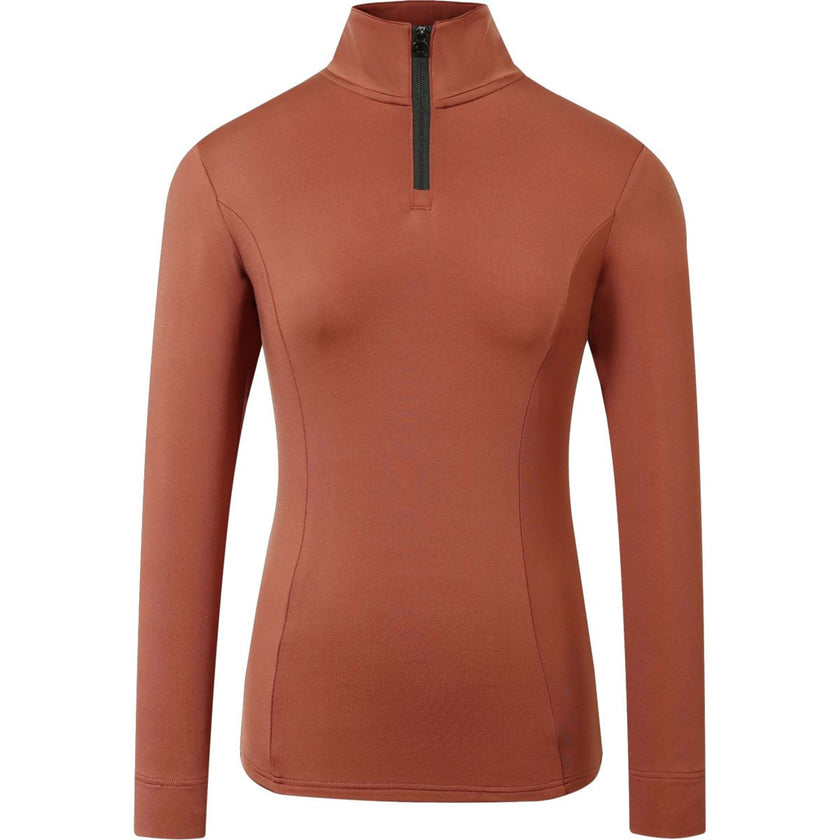 Covalliero Shirt AW25 Lange Mouwen Rust