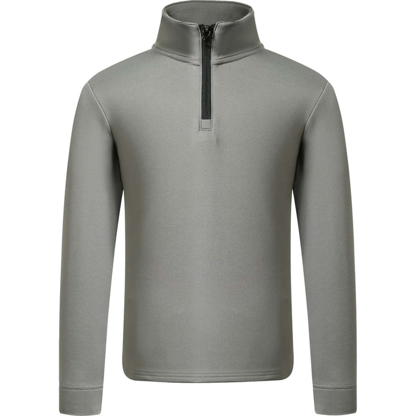 Covalliero Shirt AW25 Kids Lange Mouwen Steel Grey Covalliero Shirt AW25 Kids Lange Mouwen Steel Grey