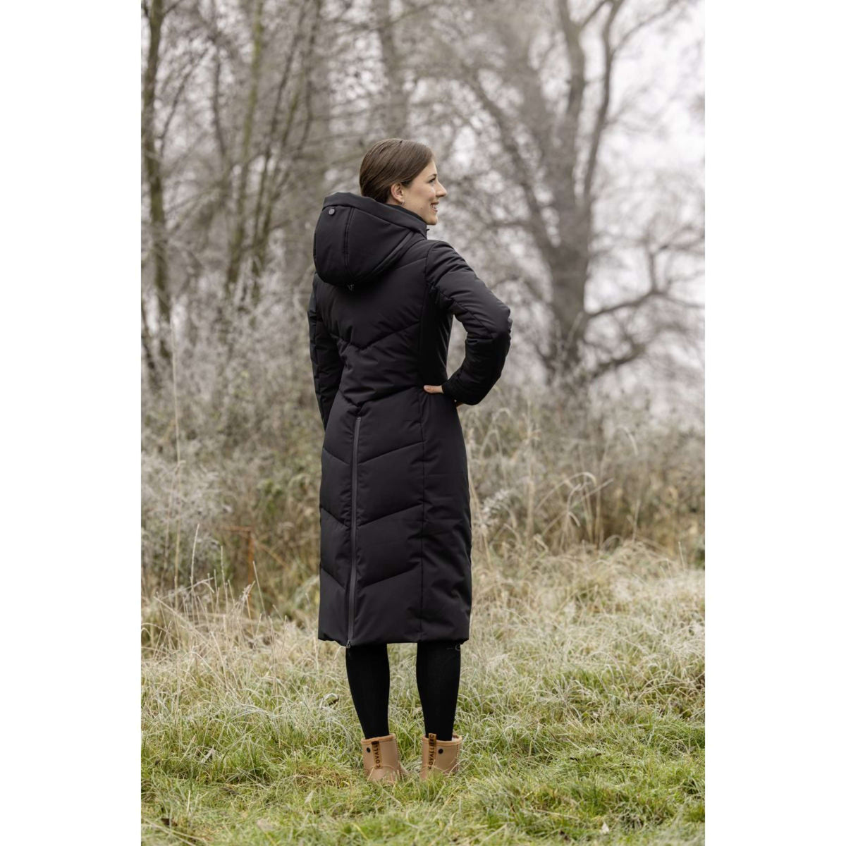 Covalliero Lange Jas AW25 Zwart