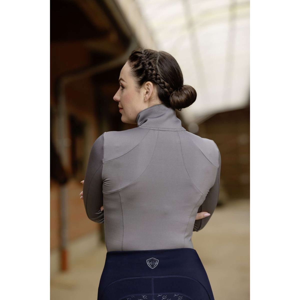 Covalliero Shirt AW25 Lange Mouwen Steel Grey