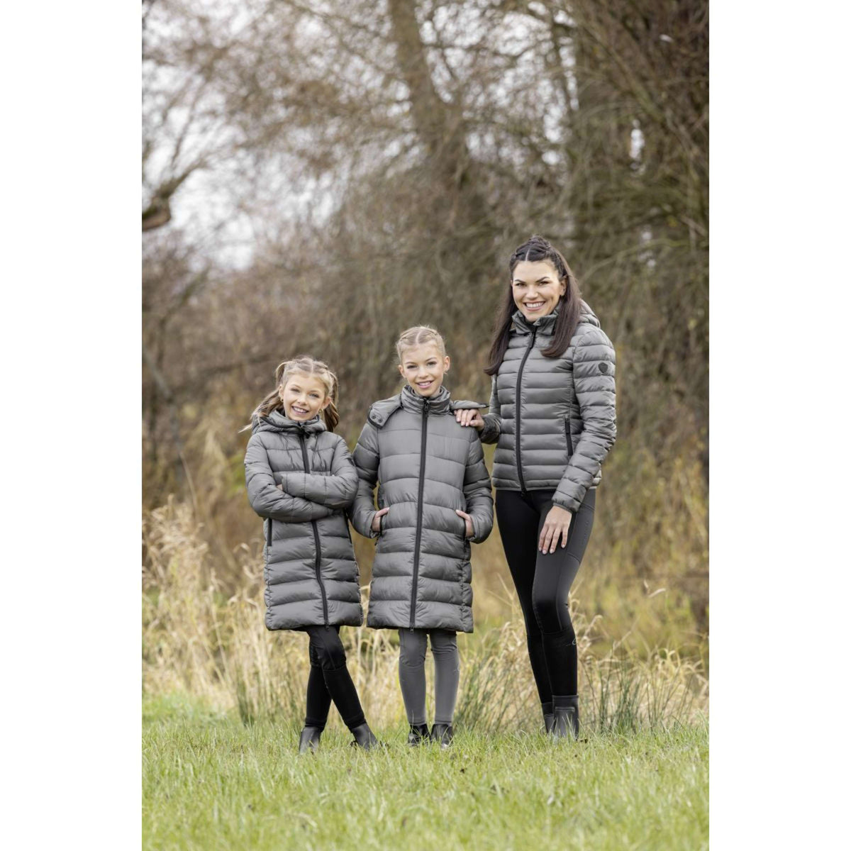 Covalliero Lange Jas AW25 Kids Steel Grey