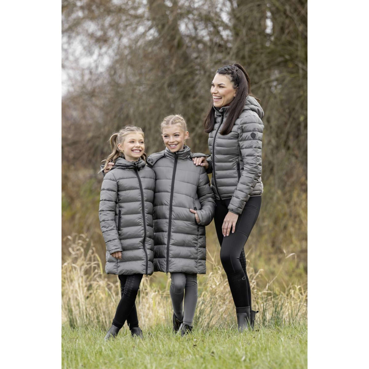 Covalliero Lange Jas AW25 Kids Steel Grey