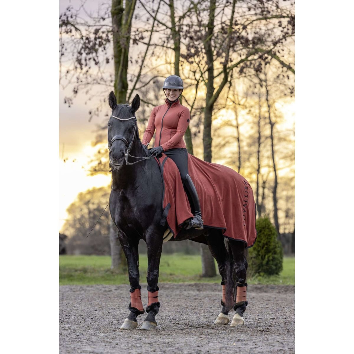 Covalliero Fleecedeken AW25 Rust