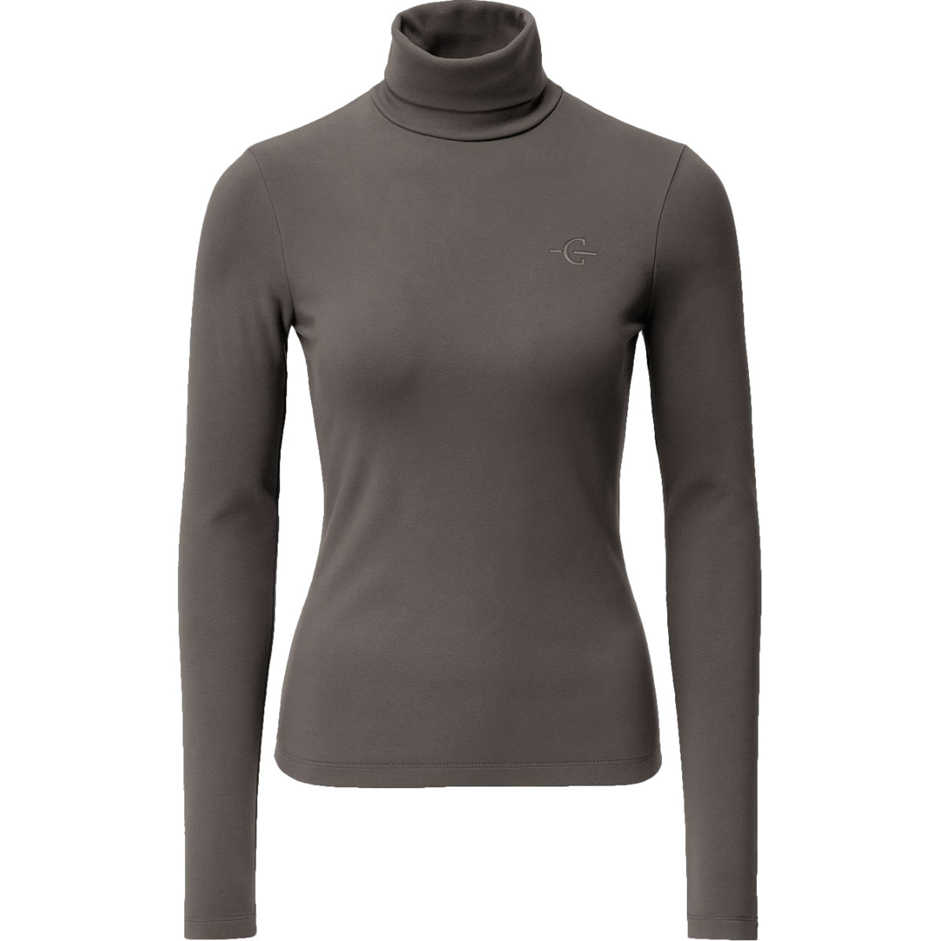 Covalliero Active Shirt Turtleneck AW26 Milky Chocolate