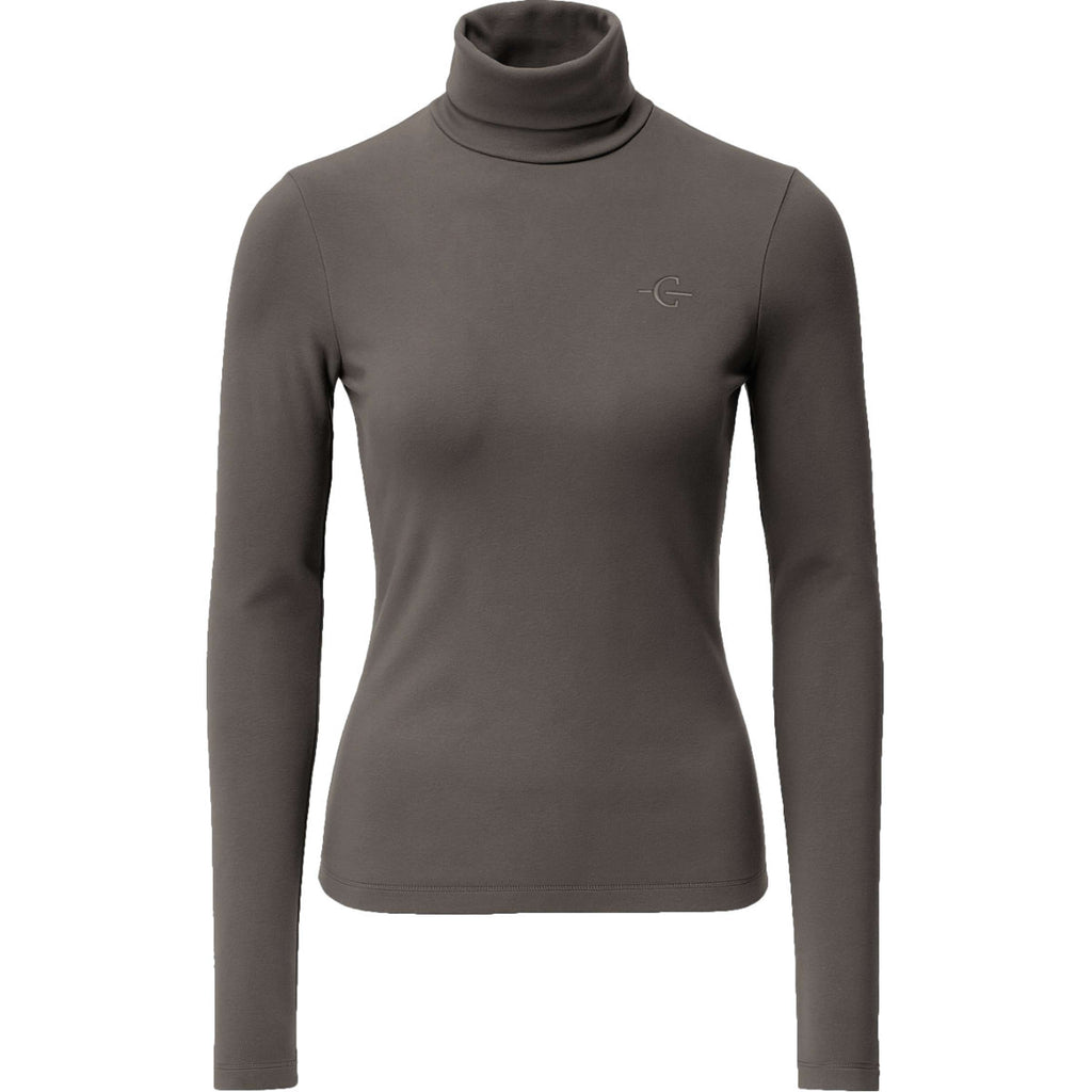 Covalliero Active Shirt Turtleneck AW26 Milky Chocolate