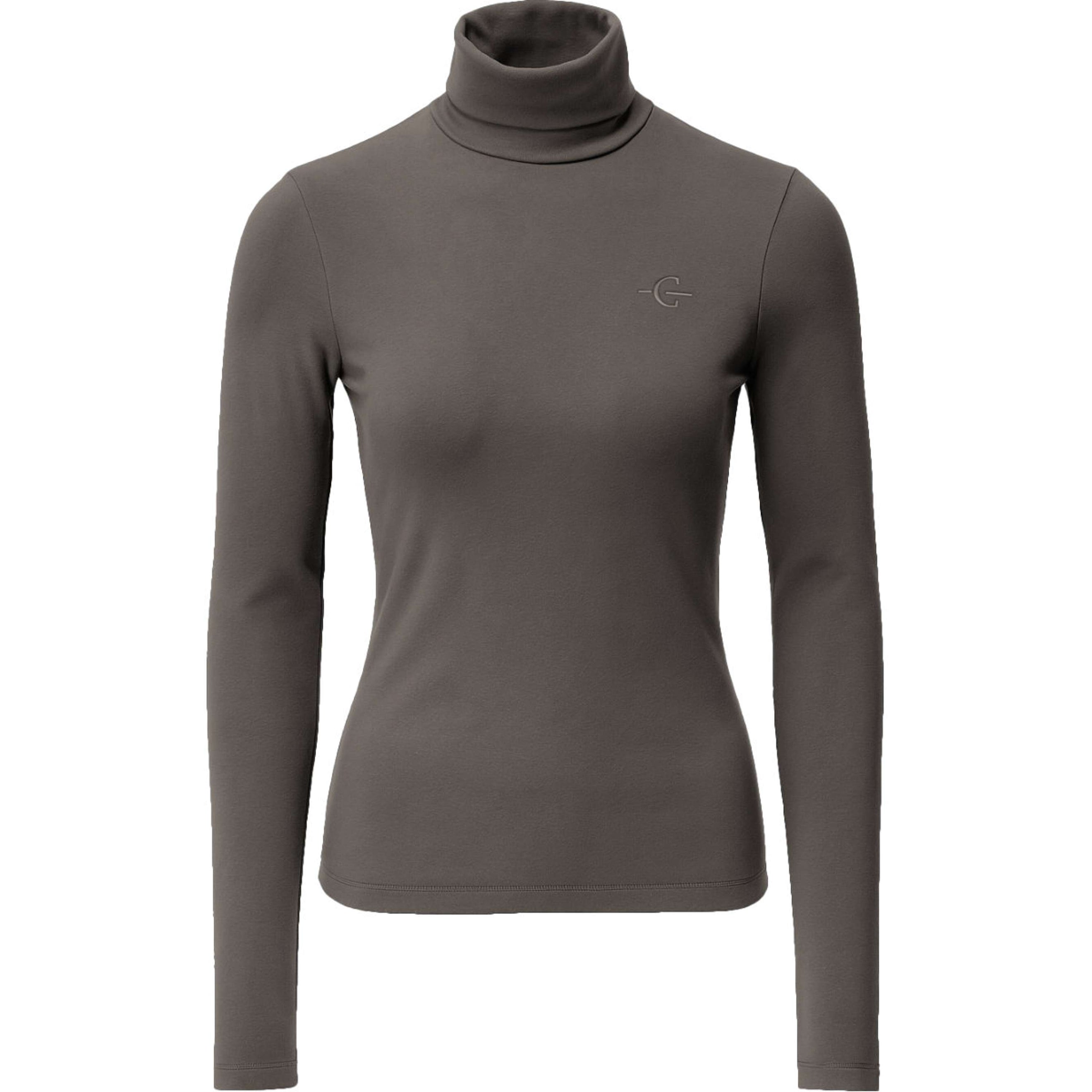 Covalliero Active Shirt Turtleneck AW26 Milky Chocolate