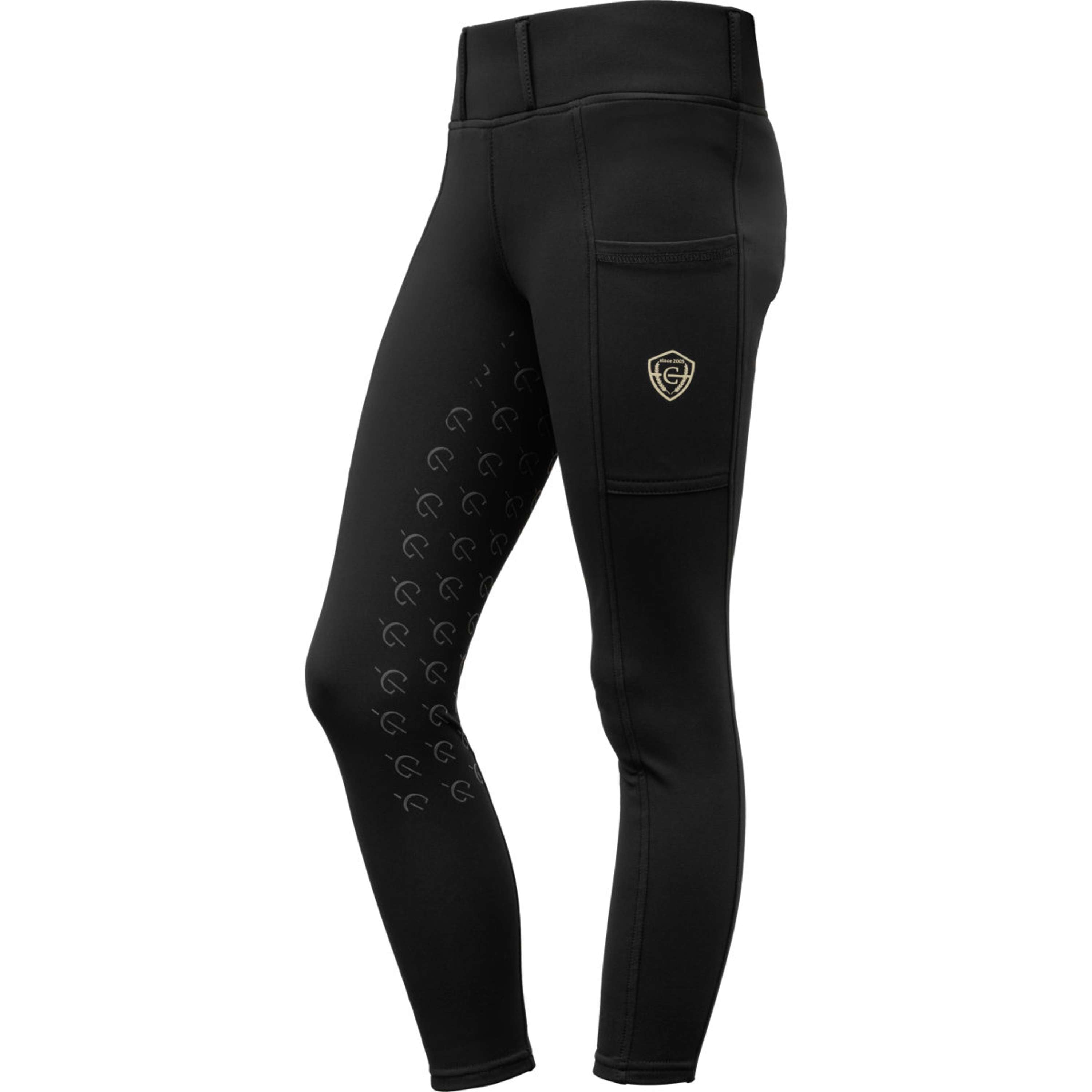 Covalliero Rijlegging Full Grip AW26 Kids Zwart