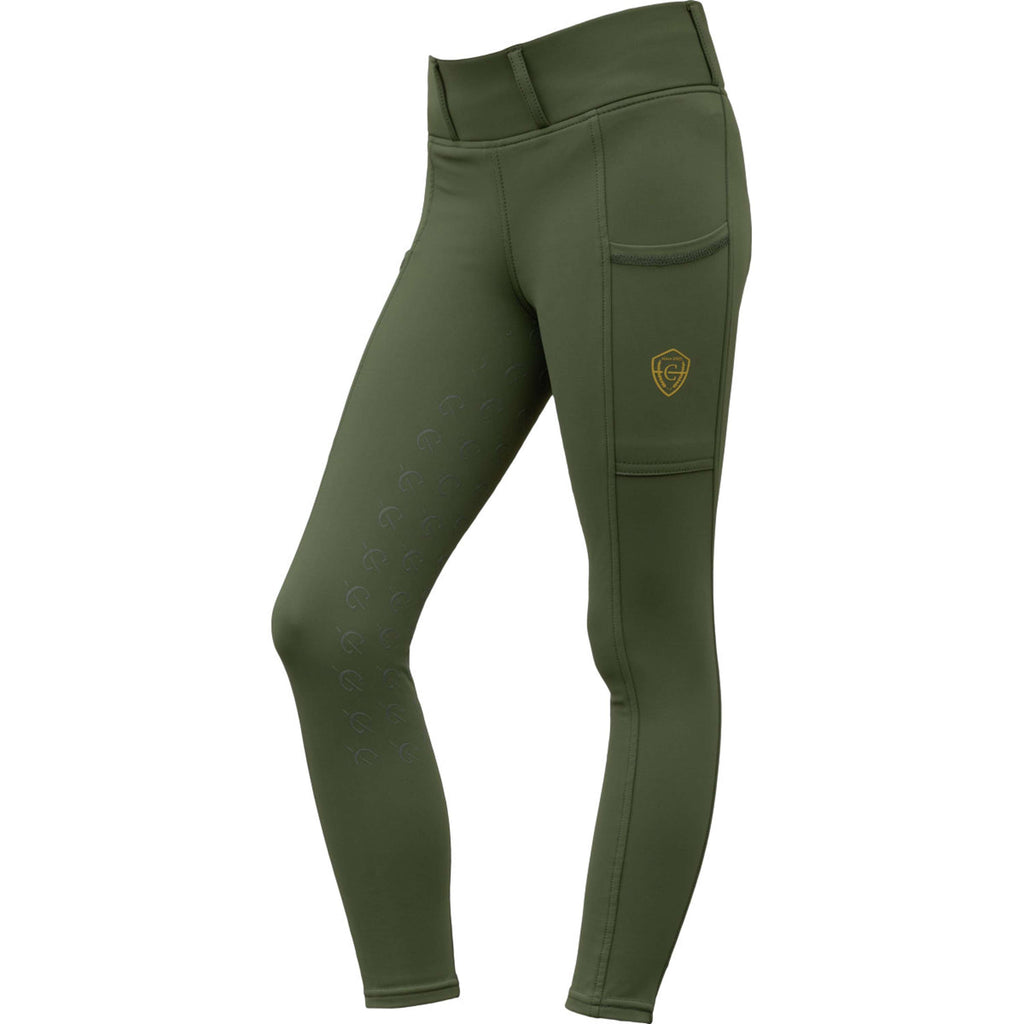 Covalliero Rijlegging Full Grip AW26 Kids Forest Green