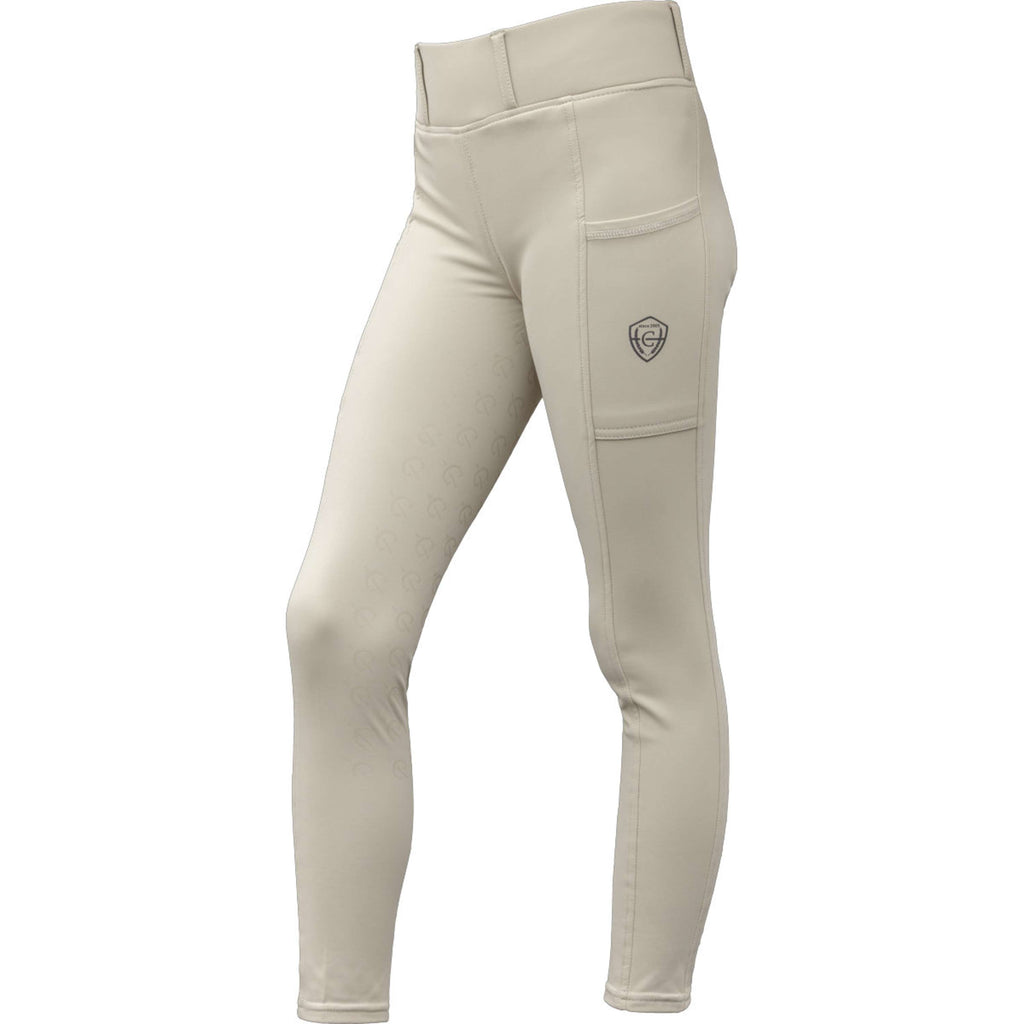 Covalliero Rijlegging Full Grip AW26 Kids Beige