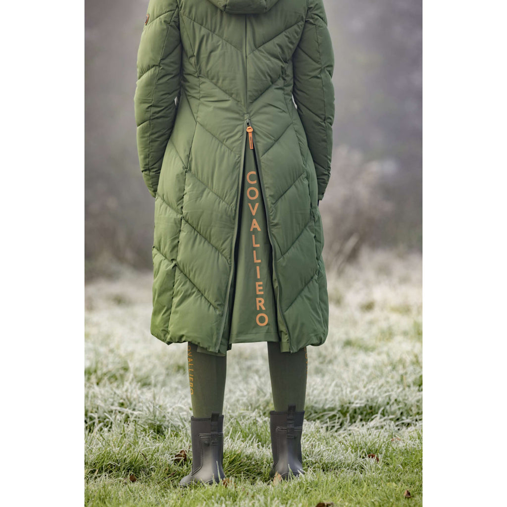 Covalliero Lange Winterjas AW26 Forest Green