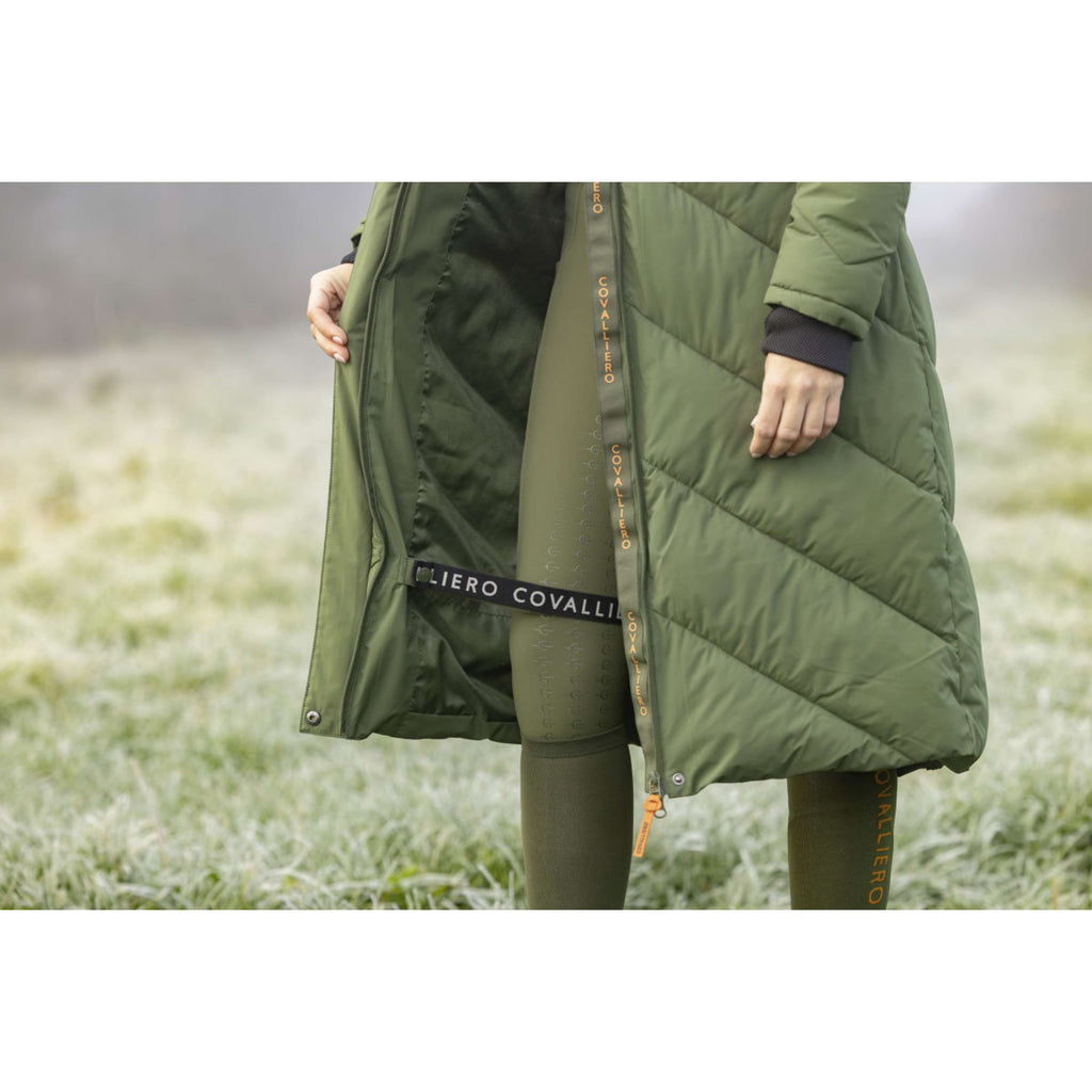 Covalliero Lange Winterjas AW26 Forest Green
