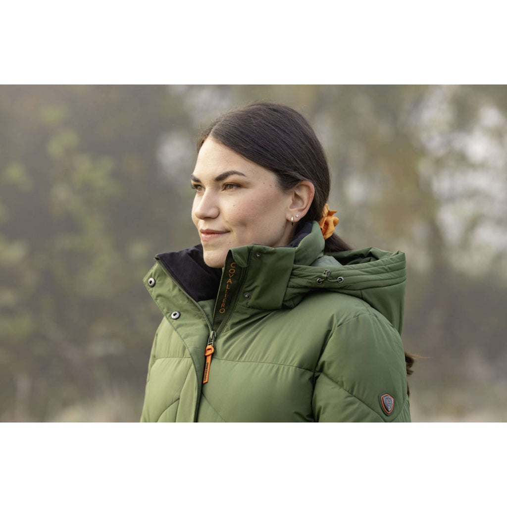 Covalliero Lange Winterjas AW26 Forest Green