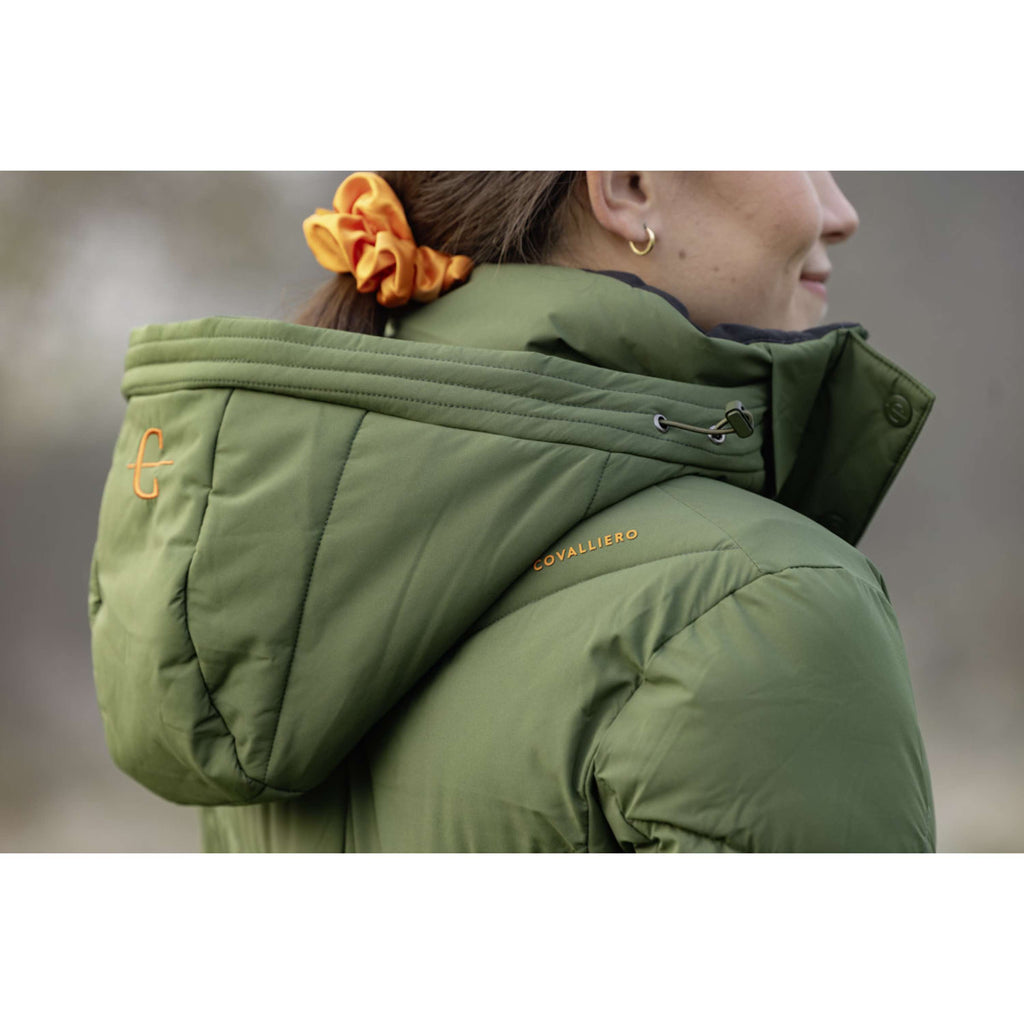 Covalliero Lange Winterjas AW26 Forest Green
