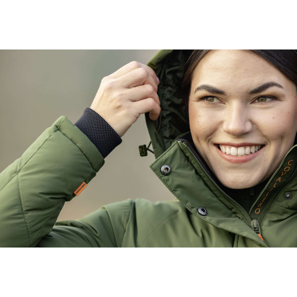 Covalliero Lange Winterjas AW26 Forest Green
