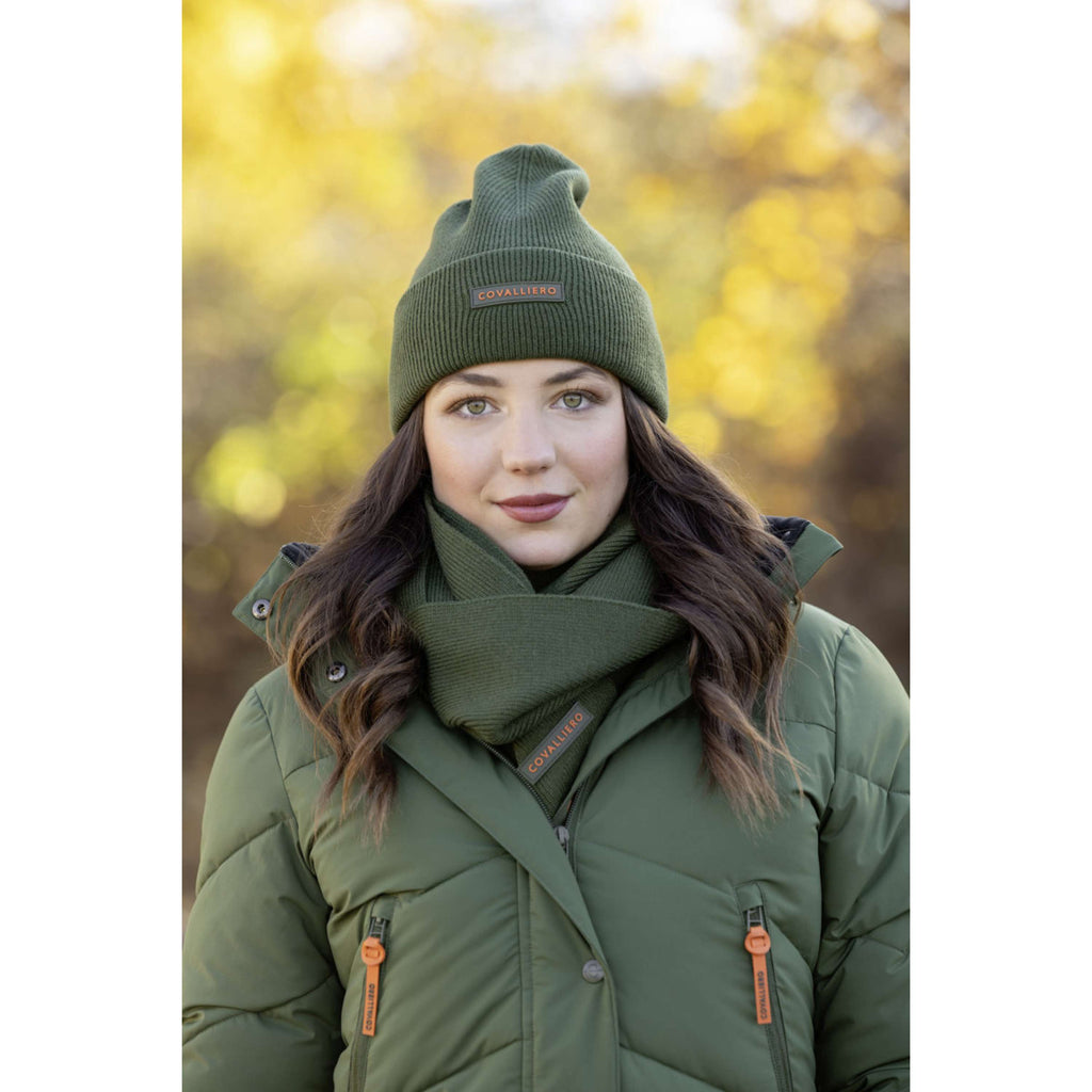 Covalliero Sjaal AW26 Forest Green