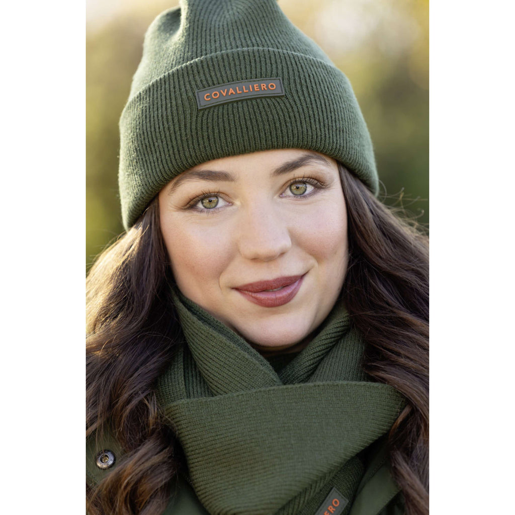 Covalliero Sjaal AW26 Forest Green