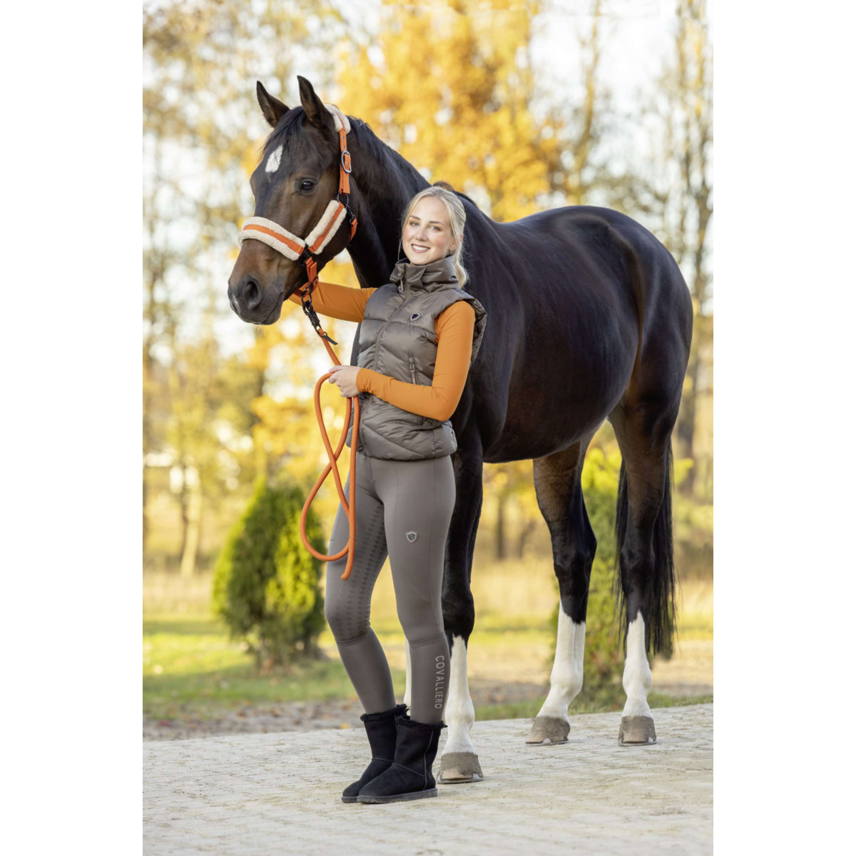 Covalliero Rijlegging Full Grip AW26 Milky Chocolate