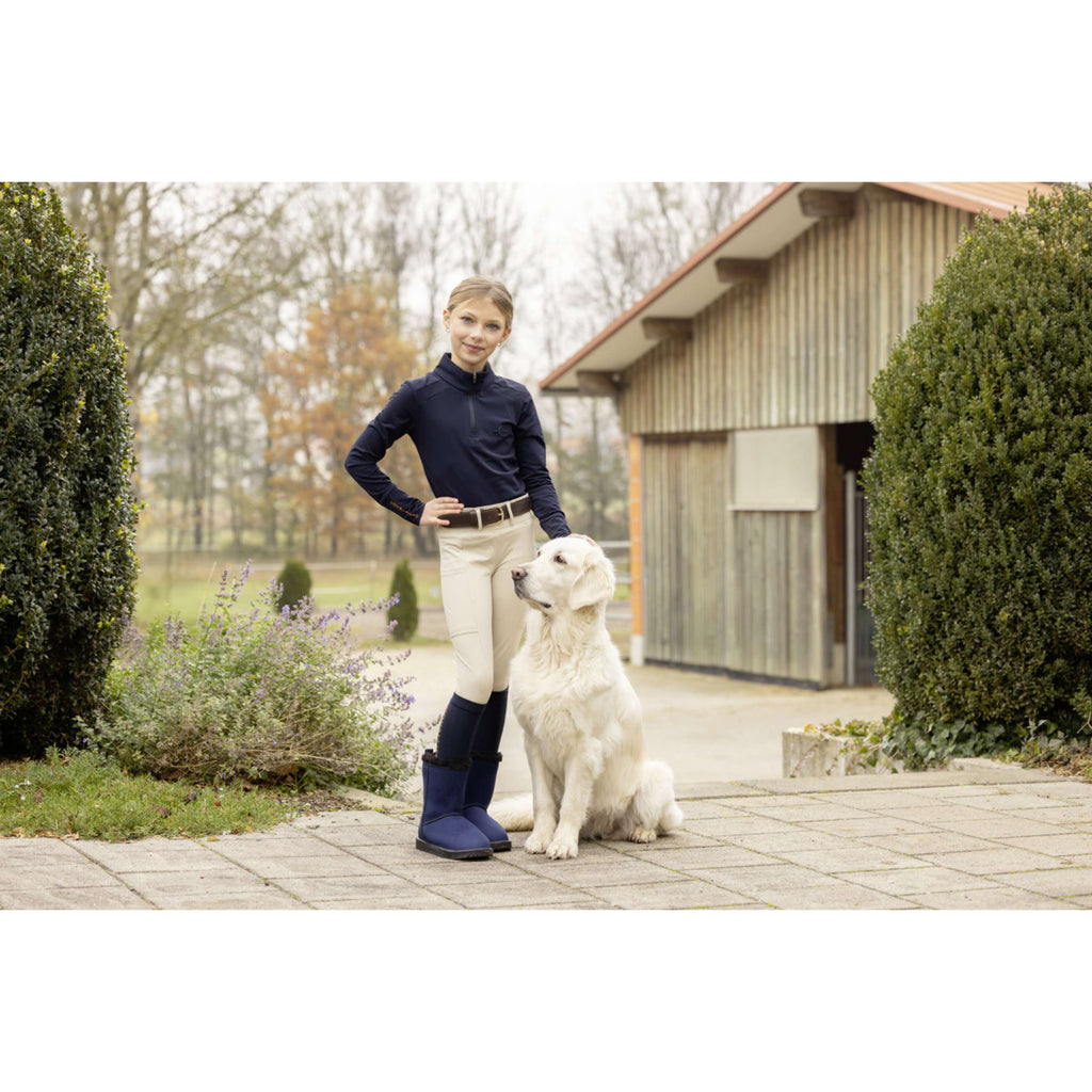 Covalliero Rijlegging Full Grip AW26 Kids Beige