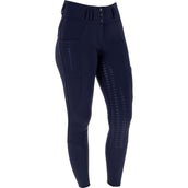 Covalliero Rijbroek Hight Waist Full Grip AW26 Dark Navy