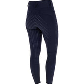 Covalliero Rijbroek Hight Waist Full Grip AW26 Dark Navy
