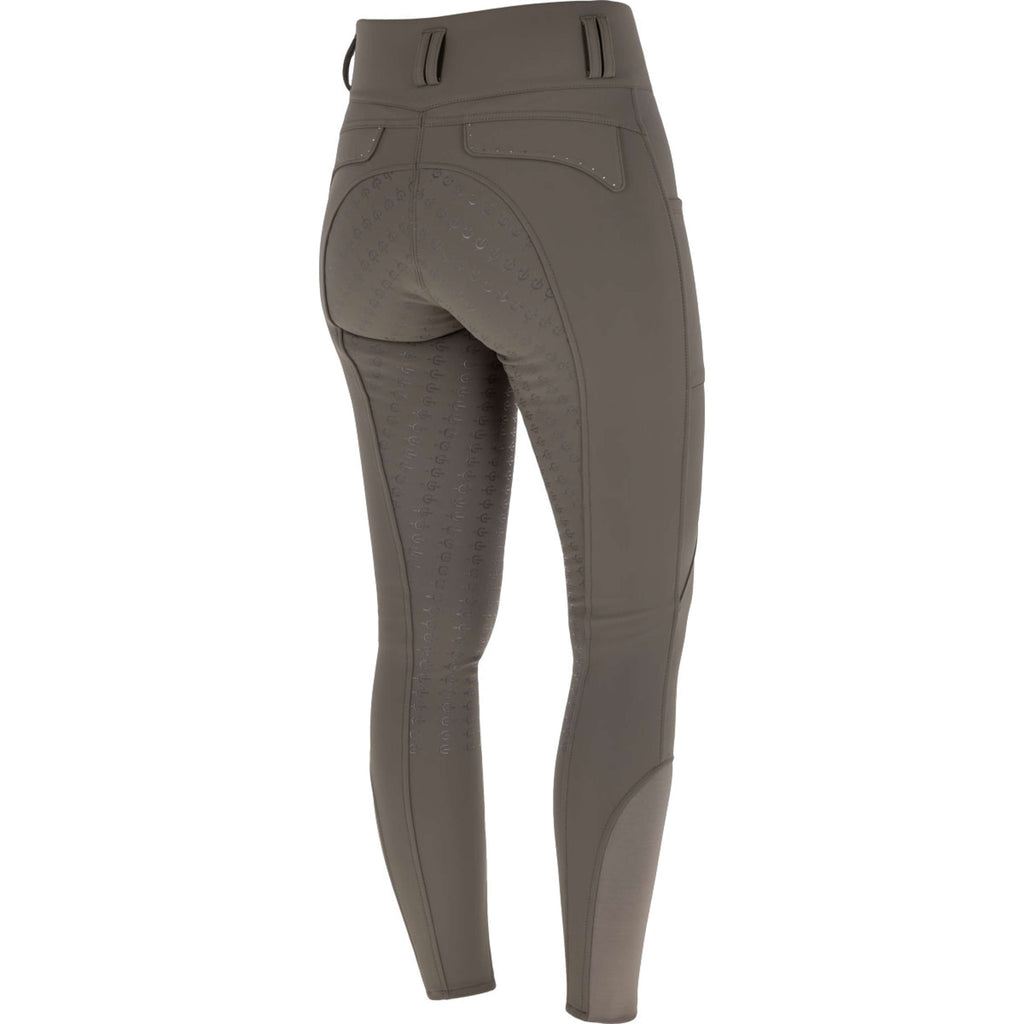 Covalliero Rijbroek Hight Waist Full Grip AW26 Milky Chocolate