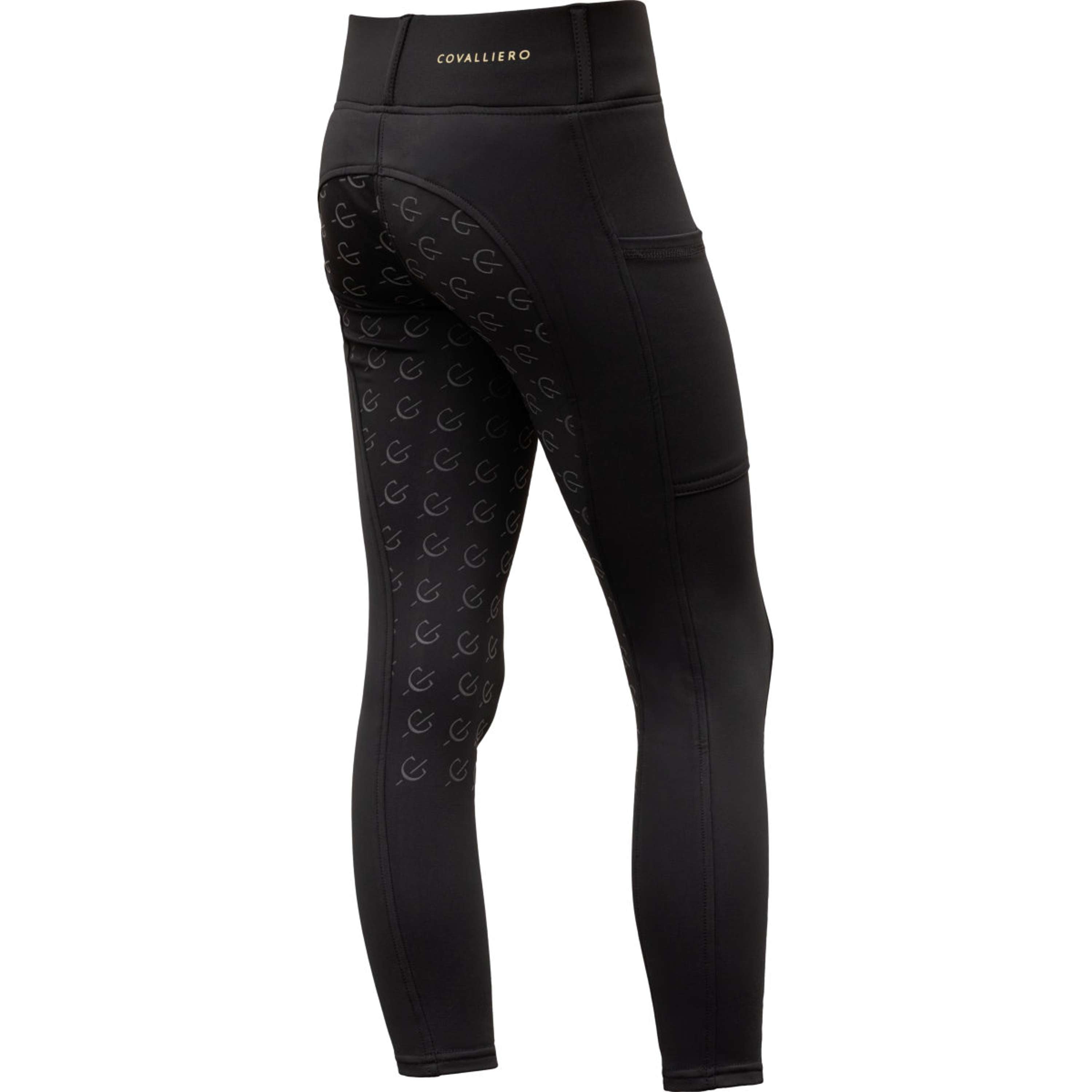 Covalliero Rijlegging Full Grip AW26 Kids Zwart