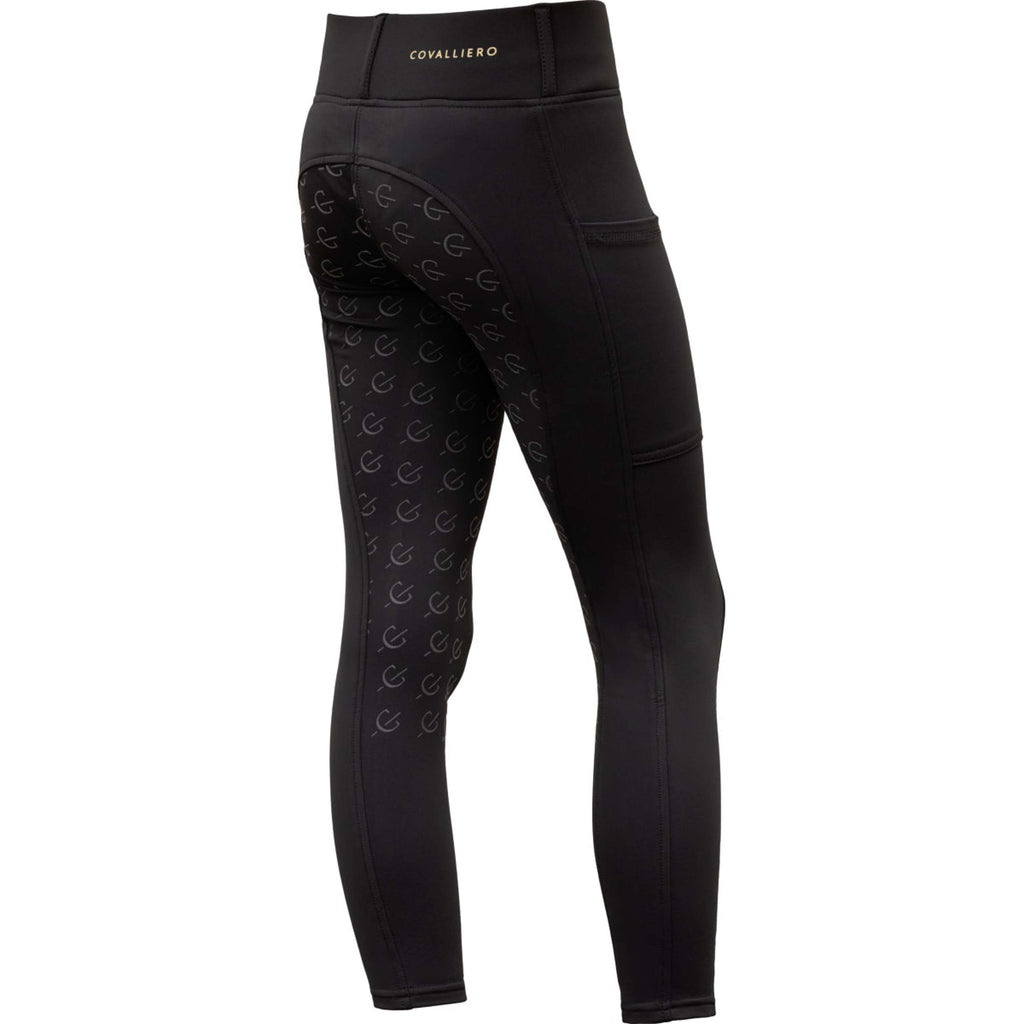 Covalliero Rijlegging Full Grip AW26 Kids Zwart