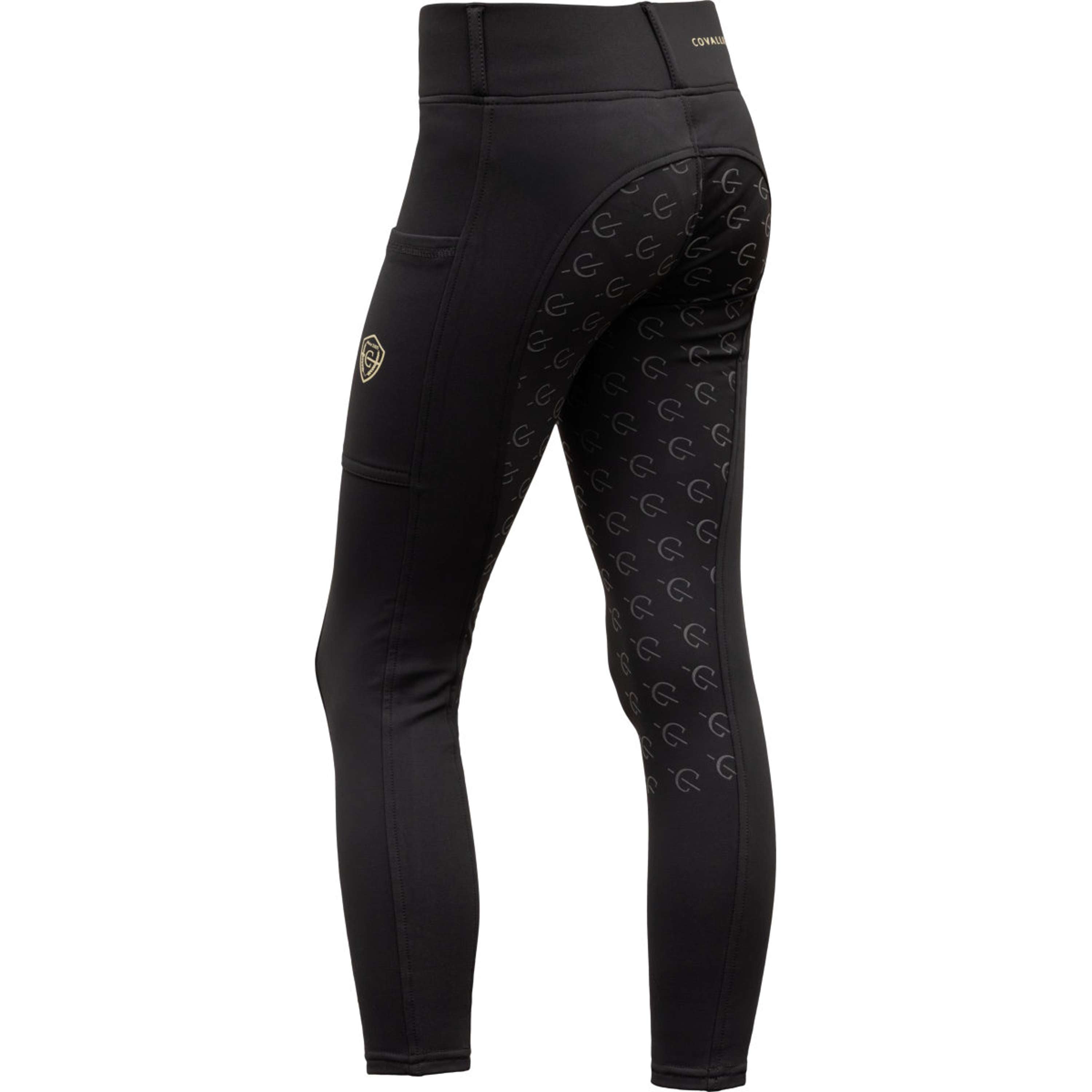 Covalliero Rijlegging Full Grip AW26 Kids Zwart
