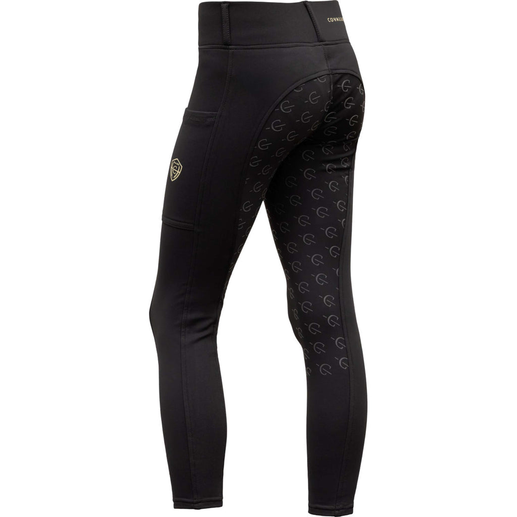 Covalliero Rijlegging Full Grip AW26 Kids Zwart