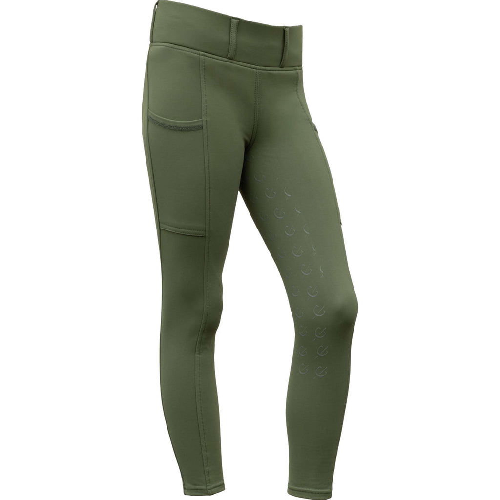 Covalliero Rijlegging Full Grip AW26 Kids Forest Green