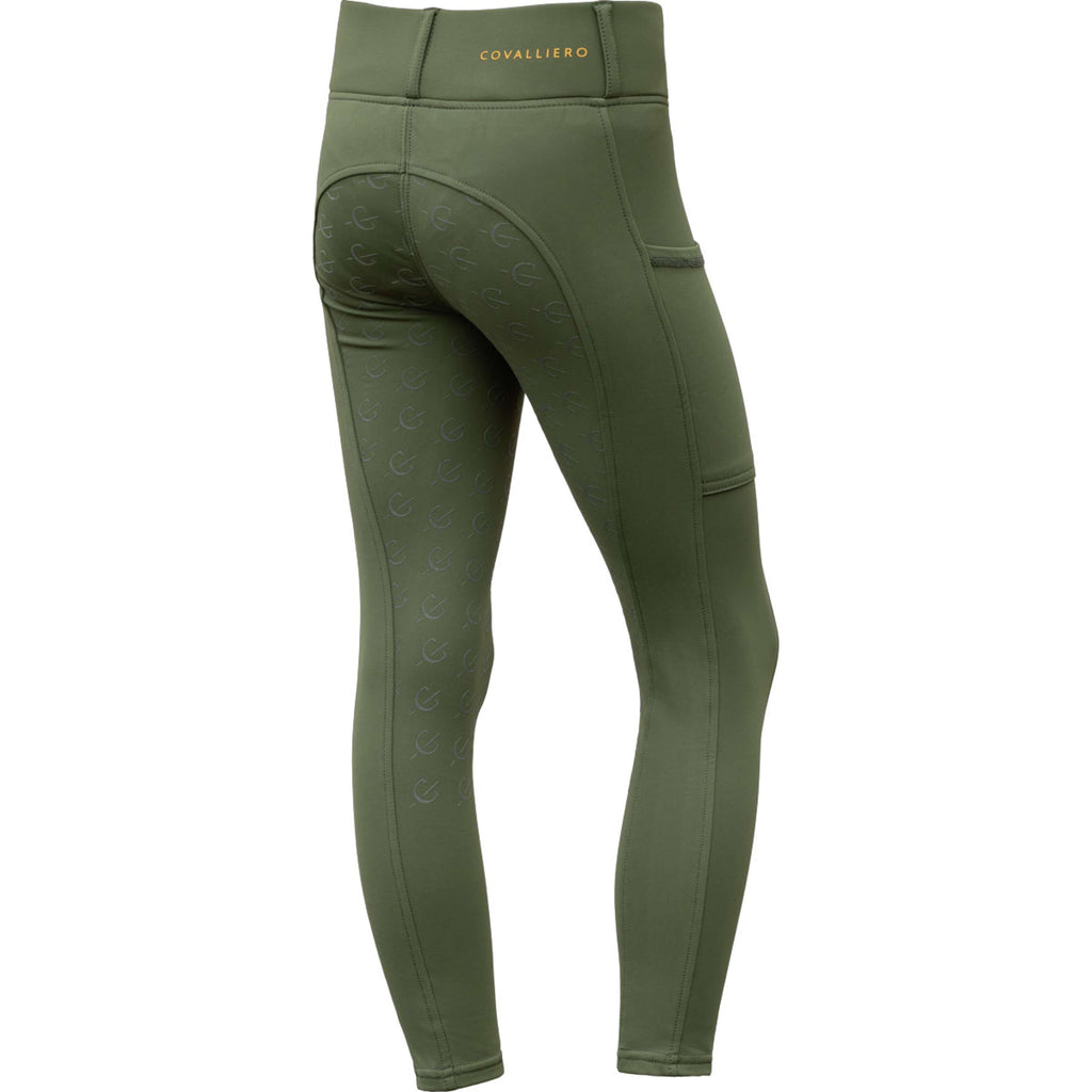 Covalliero Rijlegging Full Grip AW26 Kids Forest Green