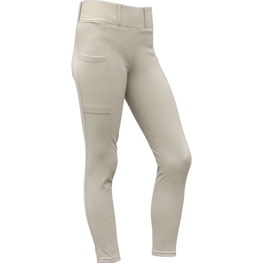Covalliero Rijlegging Full Grip AW26 Kids Beige