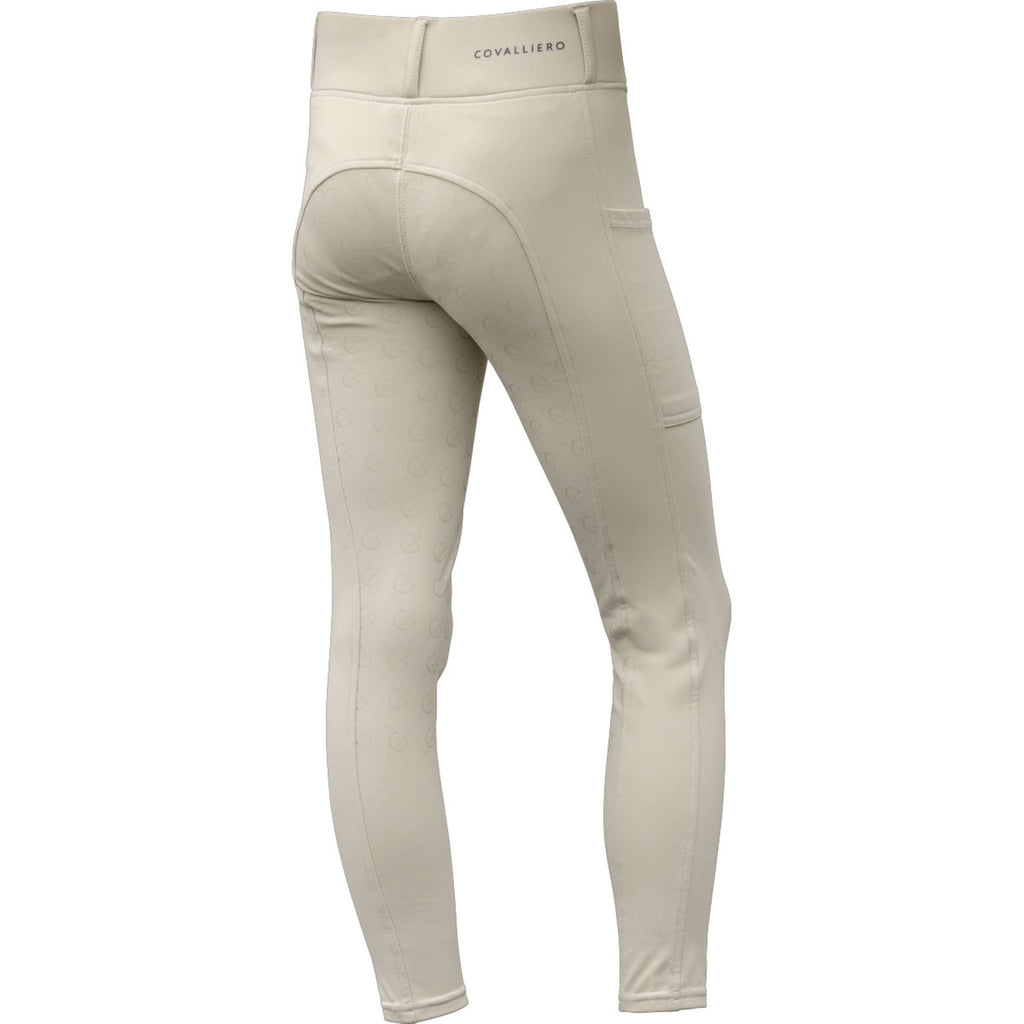 Covalliero Rijlegging Full Grip AW26 Kids Beige