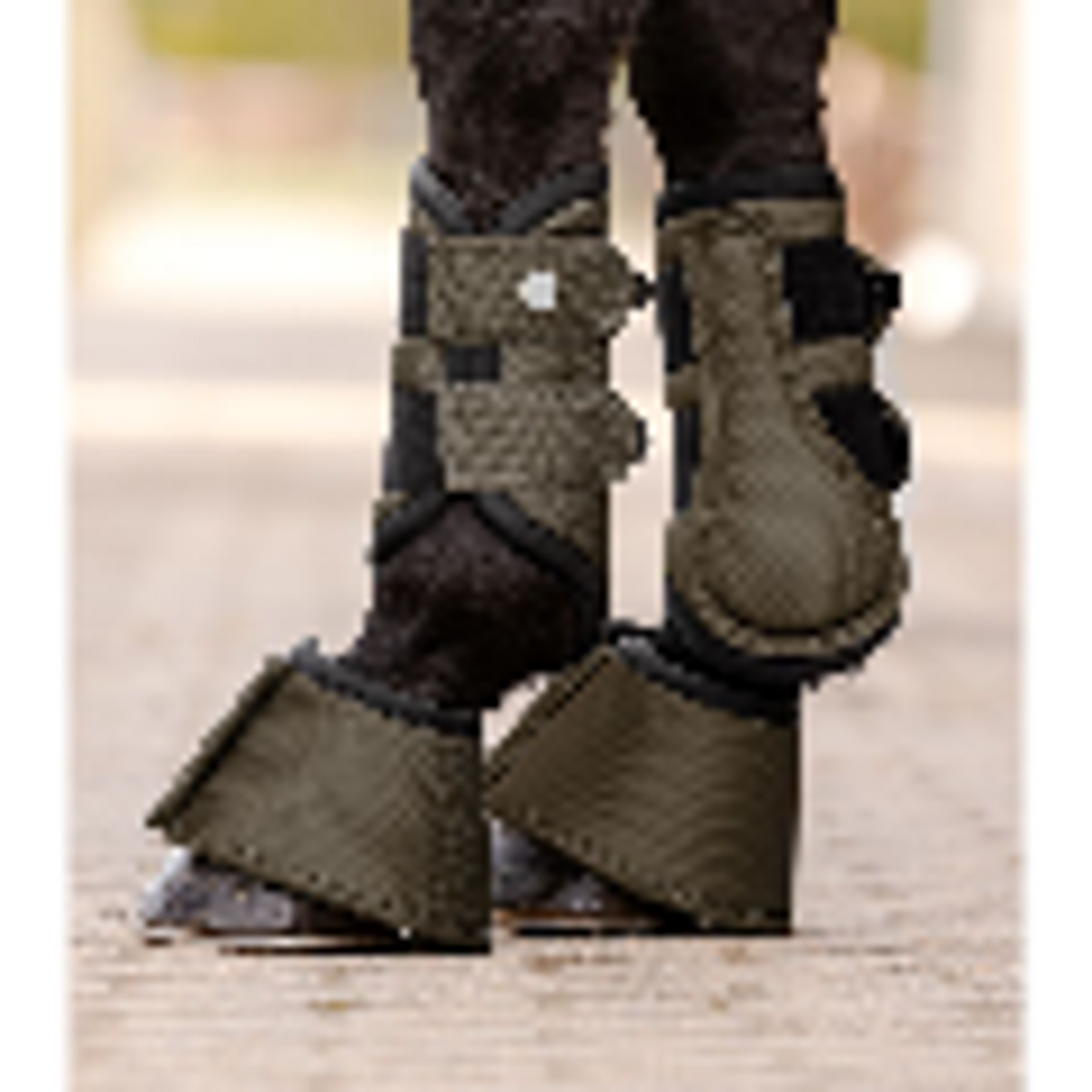 Waldhausen Beenbeschermers Comfort Fit Groen/Bruin