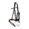 Dyon Hoofdstel Round Leather Zwart
