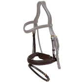 Dyon Neusriem Pull-Back Gevlochten Bruin