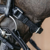 Dyon Neusriem Flash Pull-Back Gevlochten Zwart