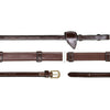 Dyon Teugels Hunter 5/8 met Leren Stops Bruin