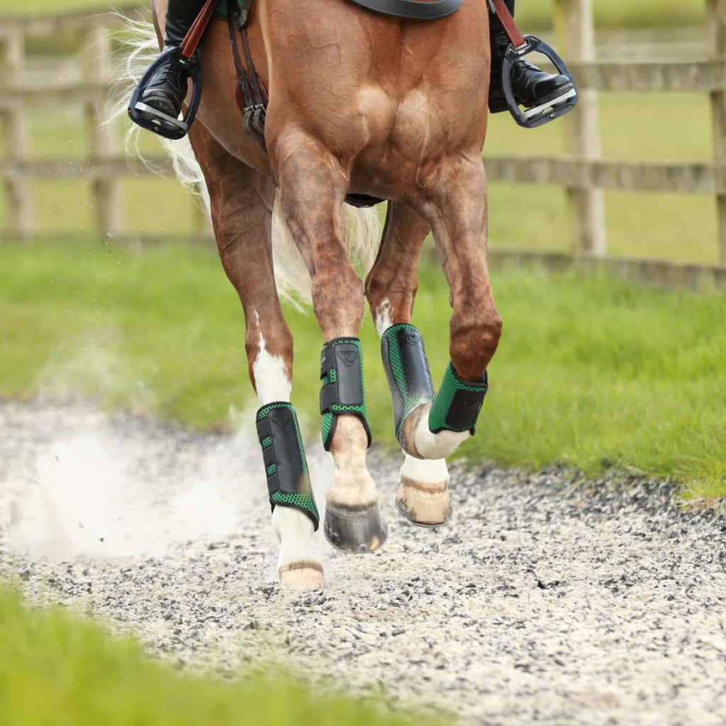 Equilibrium Beenbeschermers Tri-Zone Impact Sports Voor Hunter Green